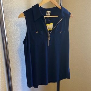 Blue Anne Klein Blouse - Size M
